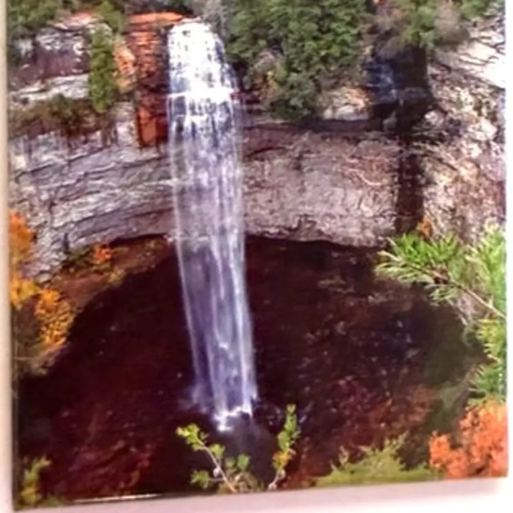 Fall Creek Falls Tennessee State Park Photo Magnet Waterfall Scene 3‑1/8 × 2‑1/8